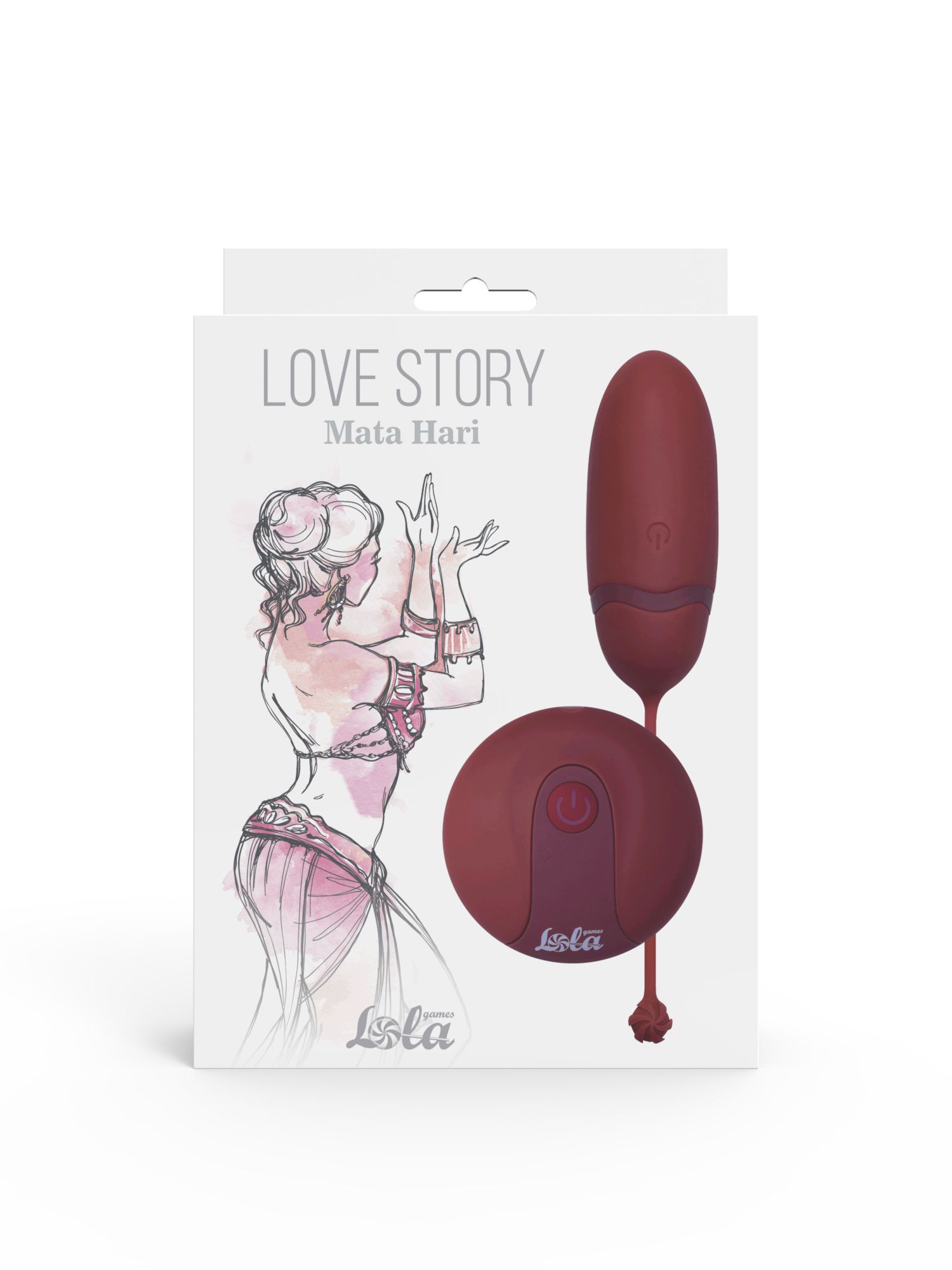 виброяйцо на пульте управления love story mata hari wine red 1800-03lola в СПб