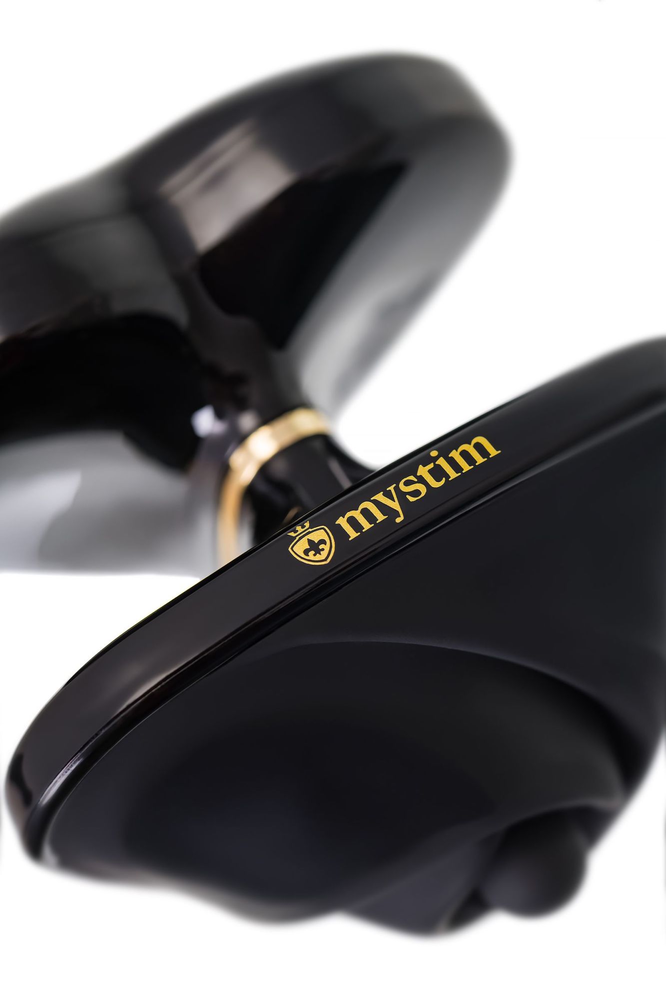 вибратор mystim heart ́s desire с электростимуляцией, силикон, черный, 6,7 см в СПб