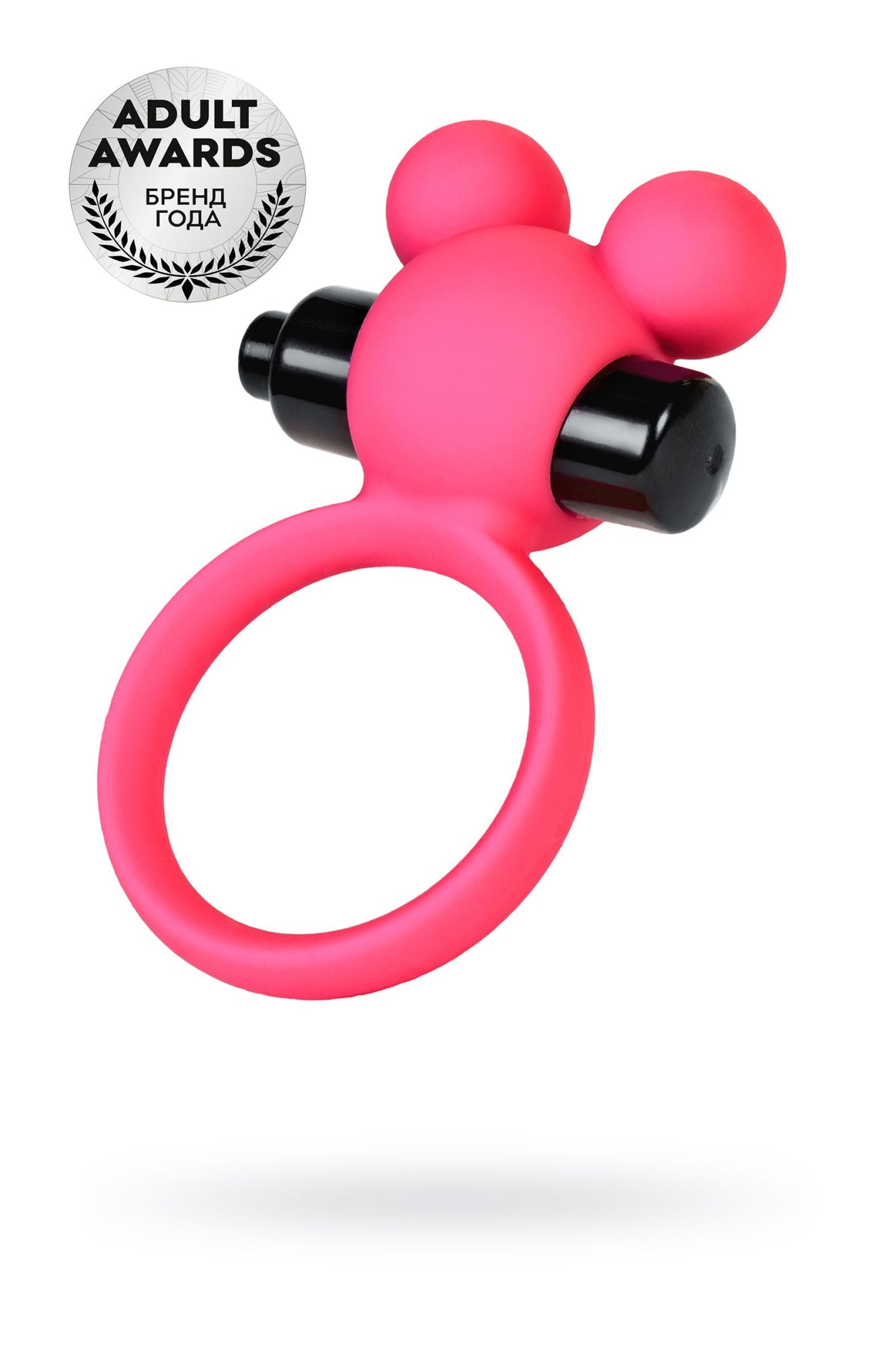 виброкольцо на пенис a-toys by toyfa pikle, силикон, розовое, 6,9 см, ø 3,1 см в СПб