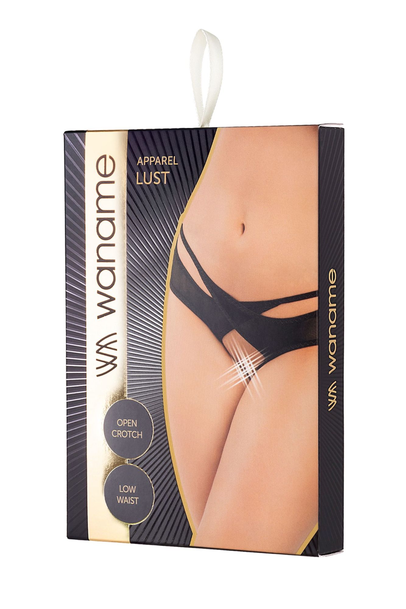 Эротическое эротические трусики waname lust черные 46-48 в СПб
