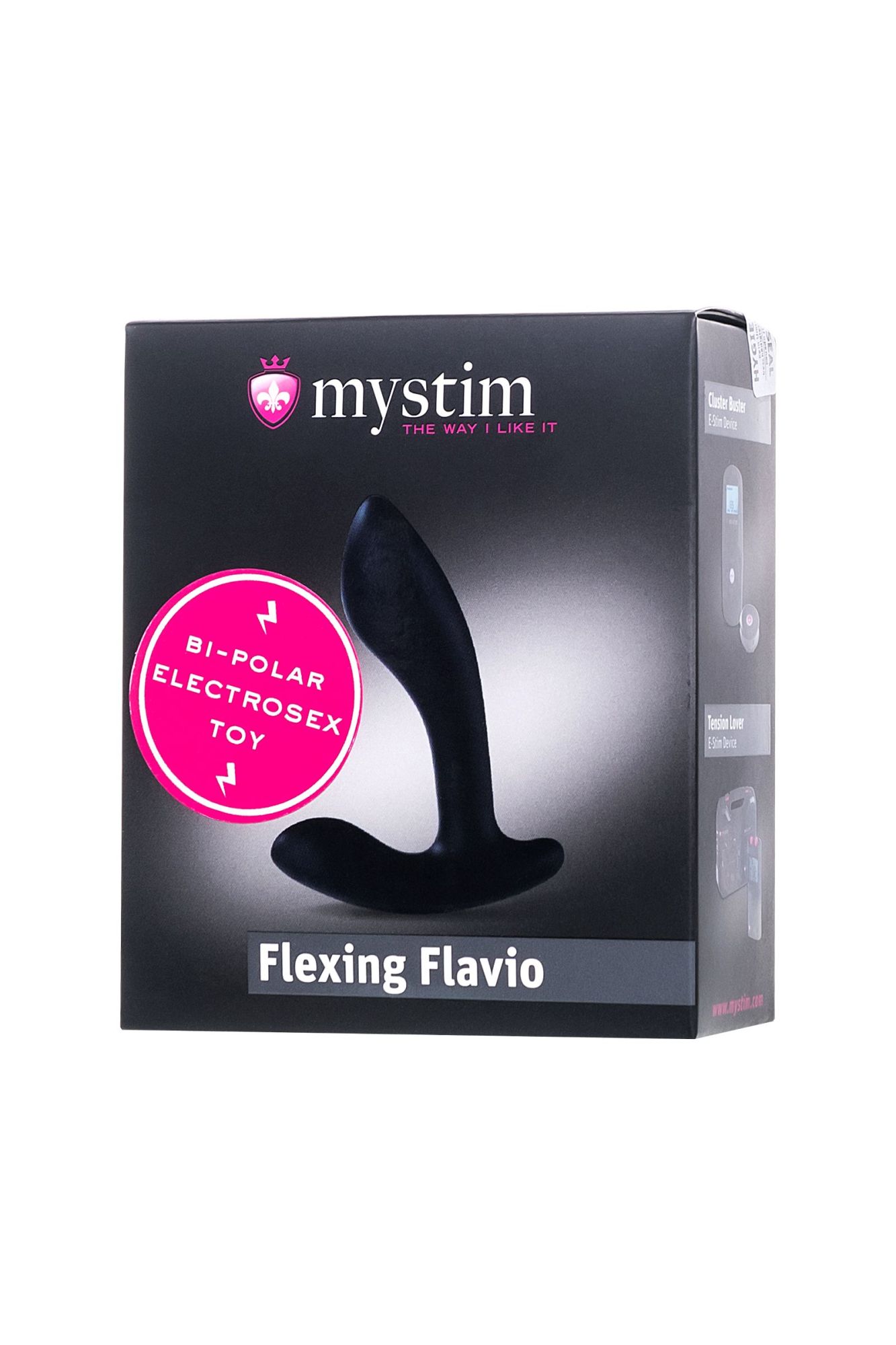 электростимулятор mystim flexing flavio, силикон, черный, 9 см в СПб