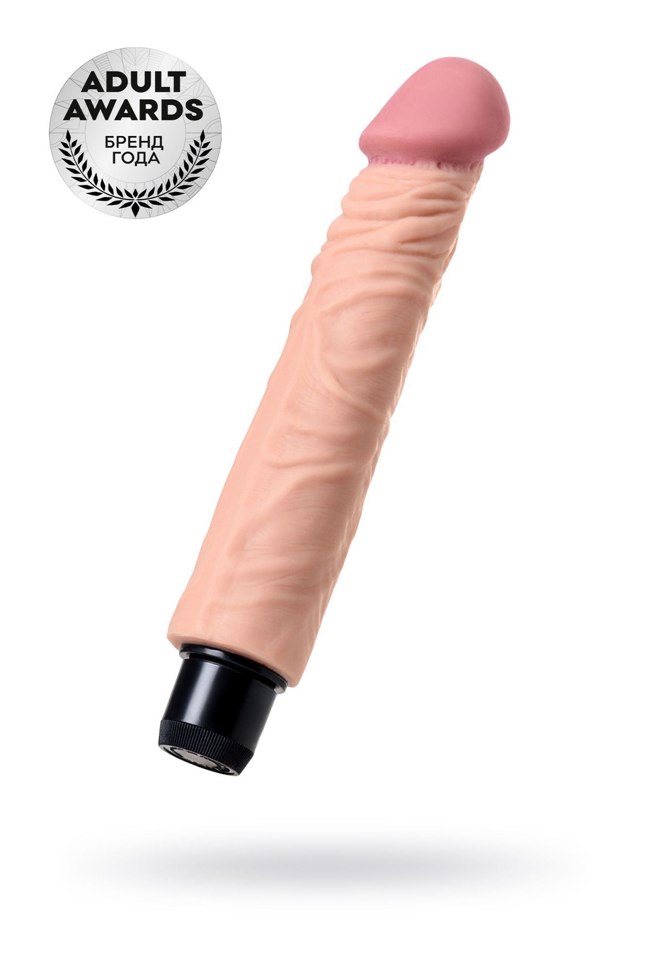 реалистичный вибратор toyfa  a-toys rican, tpe, телесный, 22,5 см в СПб
