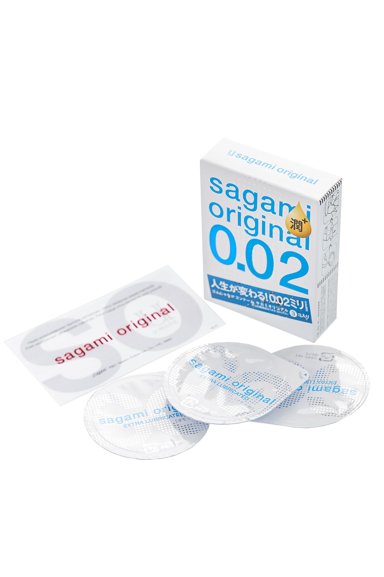 презервативы sagami, original 0.02, extra lub, полиуретан, 19 см, 3 шт. в СПб