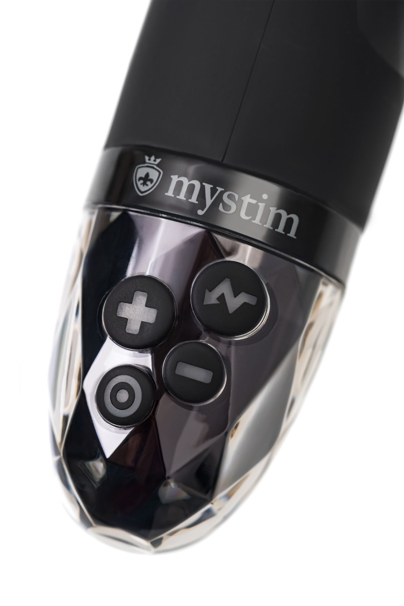 вибратор mystim sleak freak с электростимуляцией,силикон, черный, 14,5 см в СПб