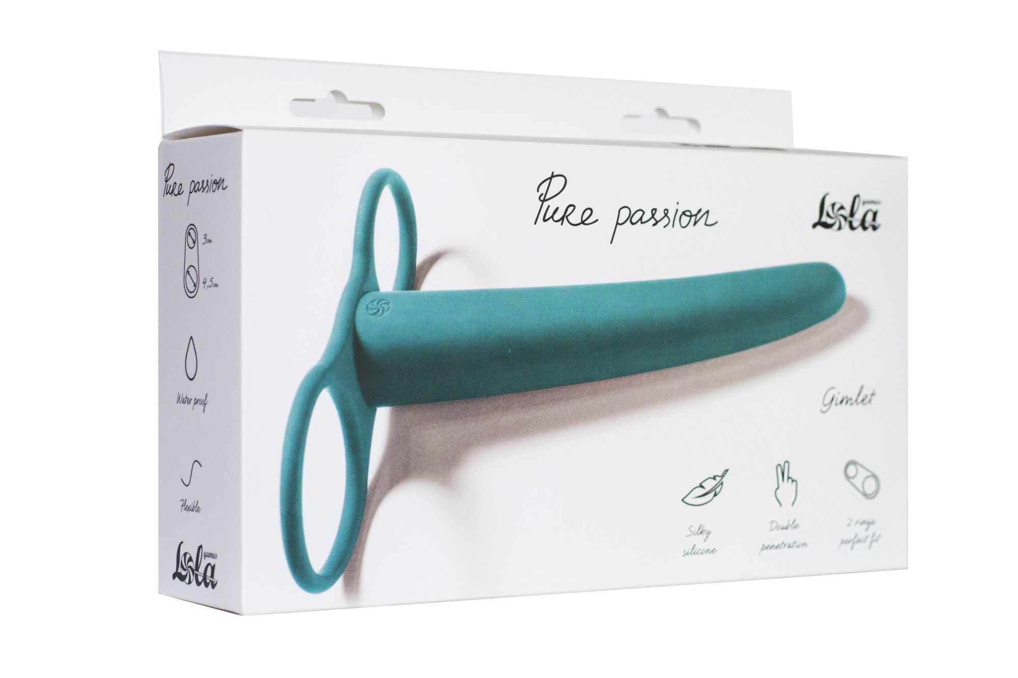 насадка для двойного проникновения pure passion gimlet green 1200-03lola в СПб