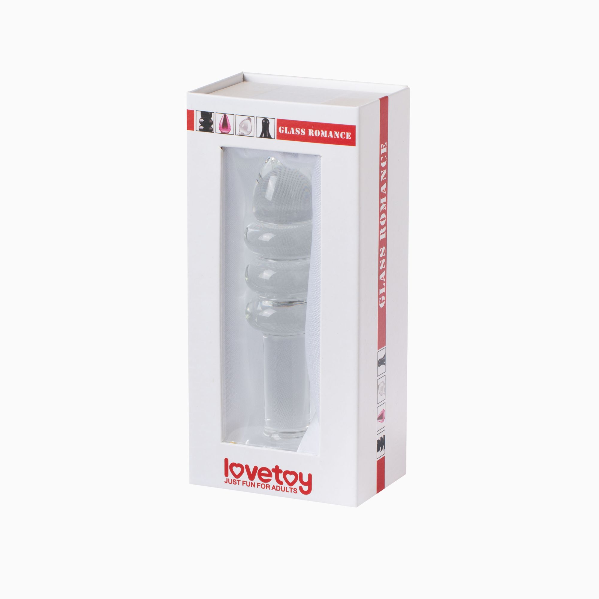  анальная пробка lovetoy, прозрачная в СПб