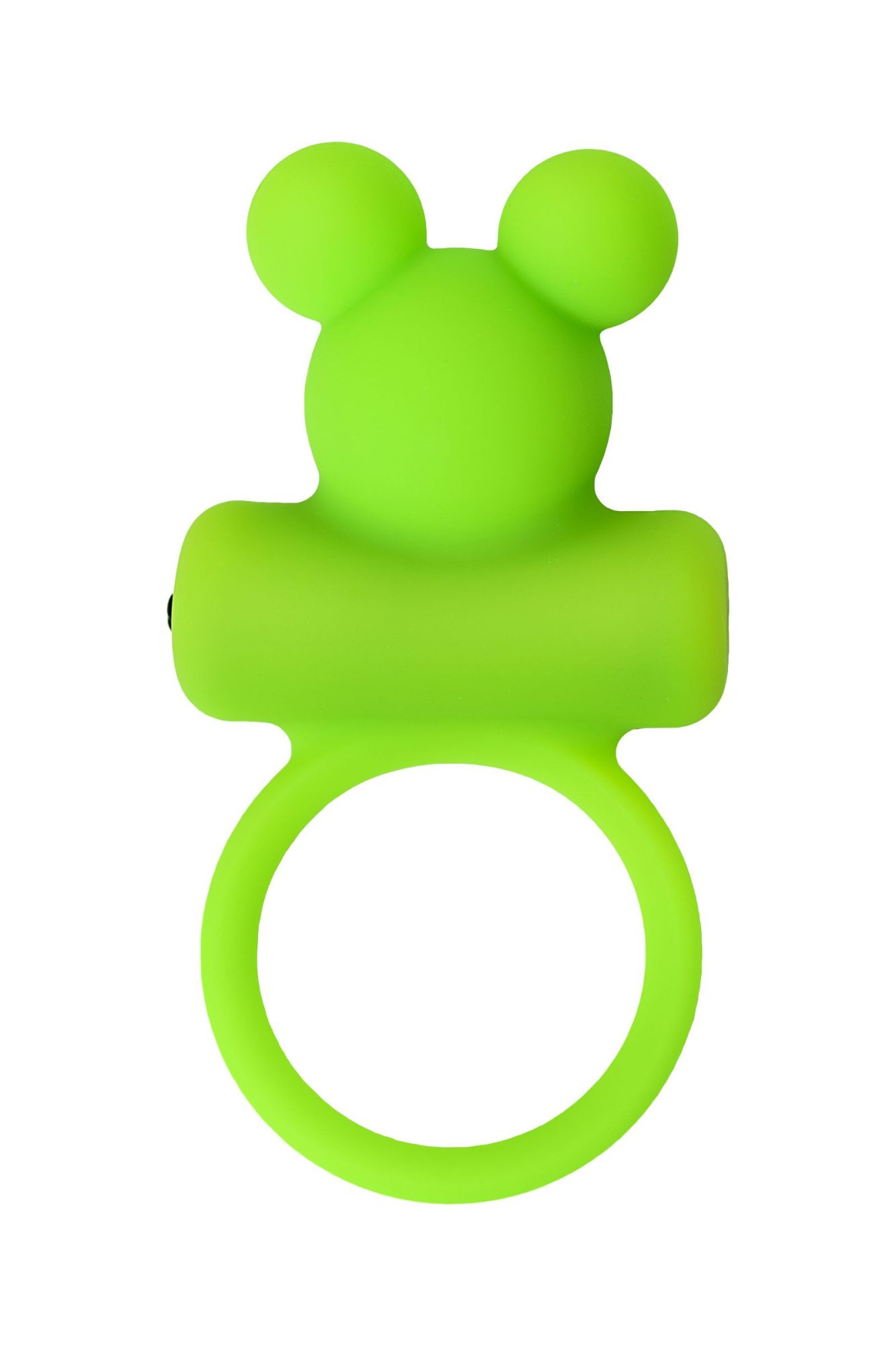 виброкольцо на пенис a-toys by toyfa chio, силикон, зеленое, 8,1 см, ø 3,1 см в СПб