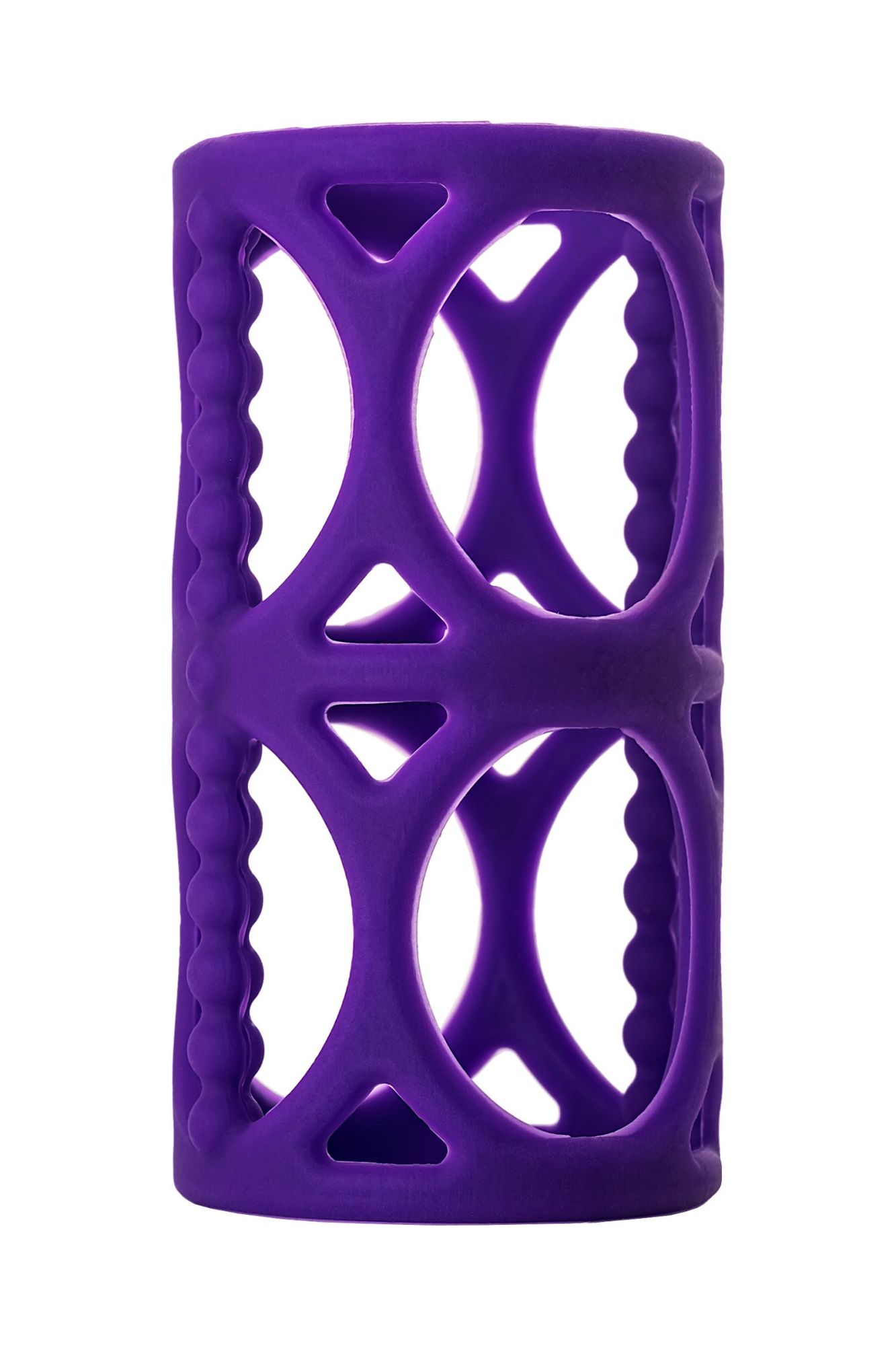 насадка на пенис toyfa a-toys, силикон, фиолетовый, 7,5 см в СПб
