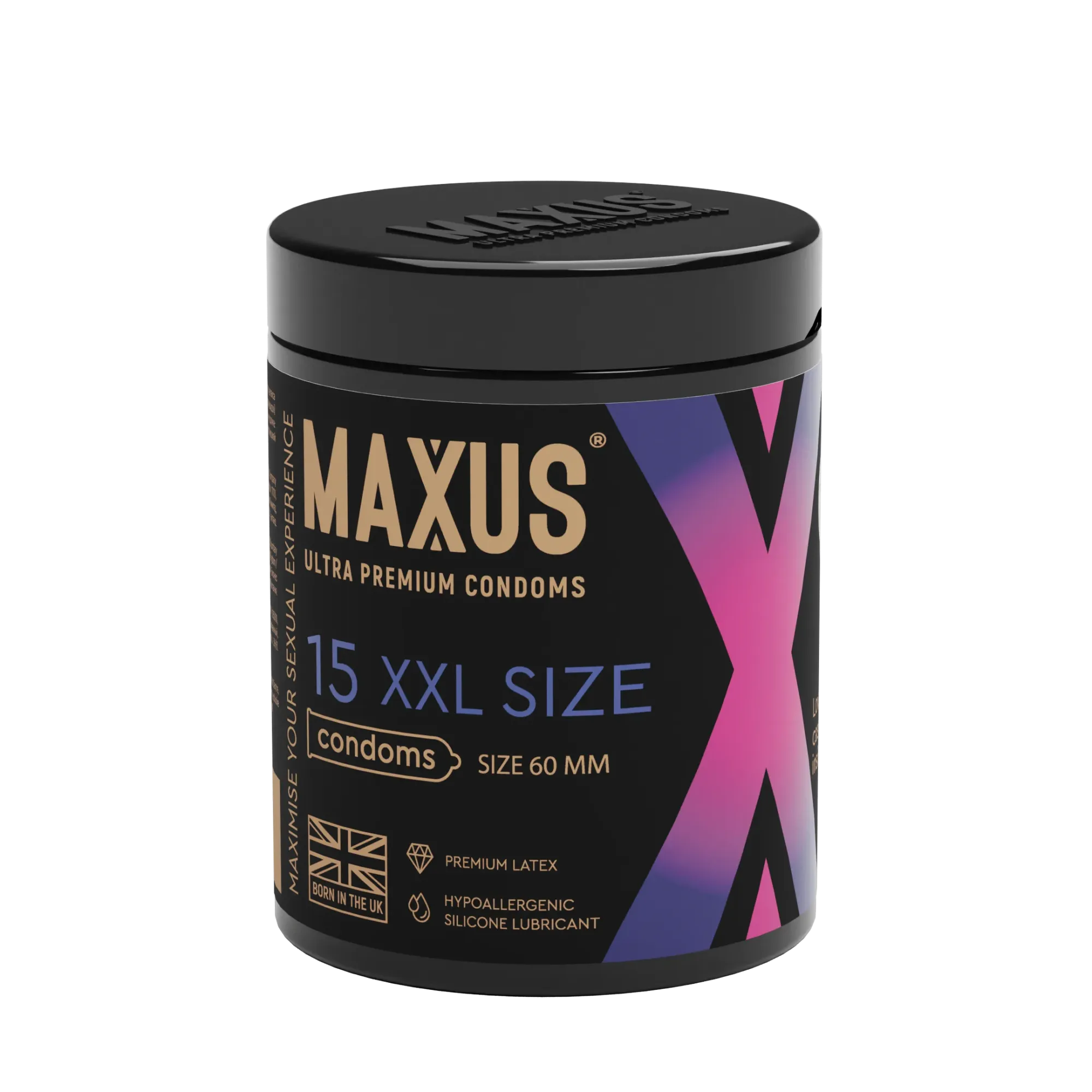 Презервативы MAXUS XXL 15шт. гладкие, увеличенные в СПб