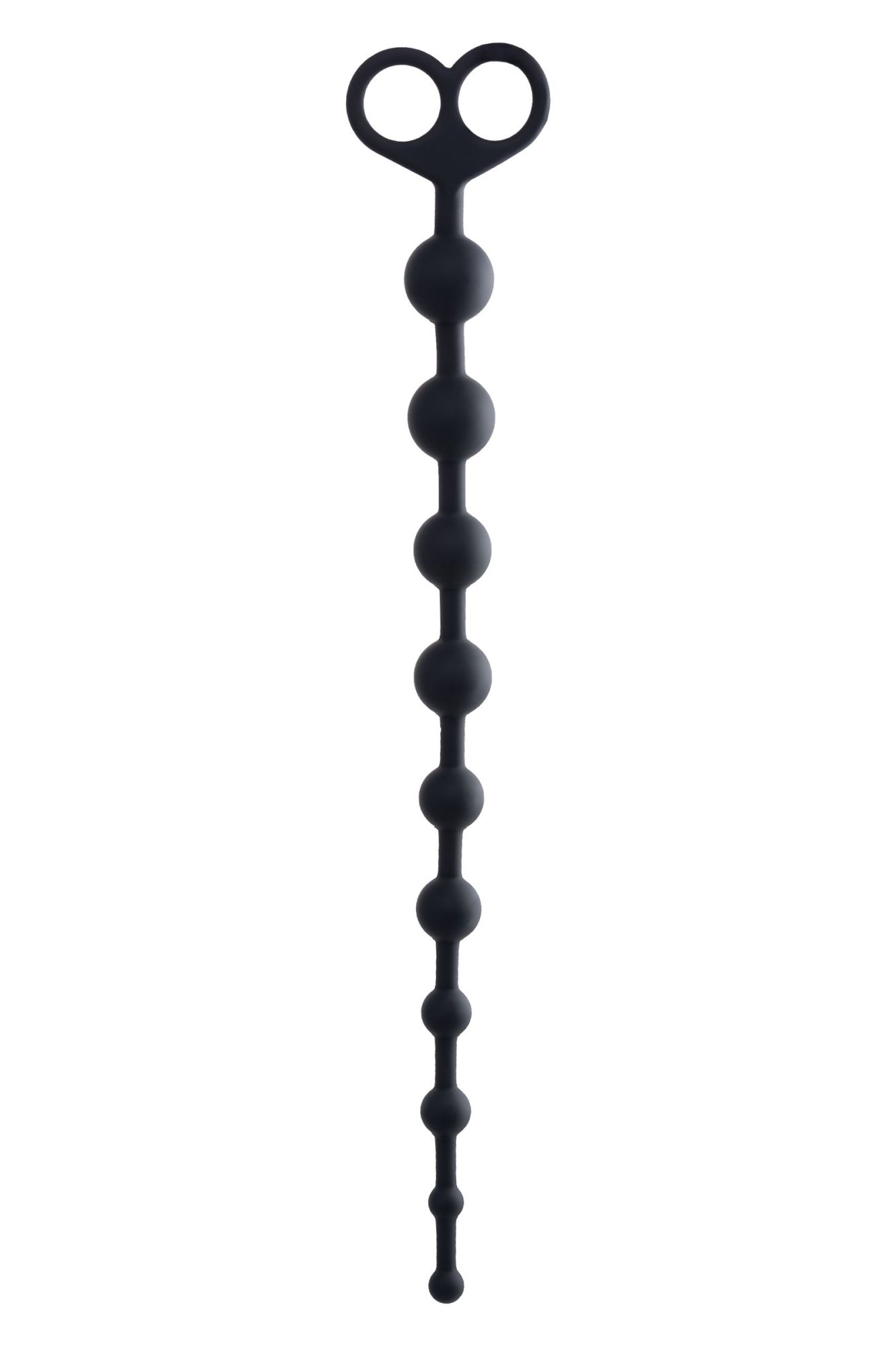 анальные бусы toyfa popo pleasure cephei, водонепроницаемые, силикон, черные, 33,5 см, ø 2,4 см в СПб