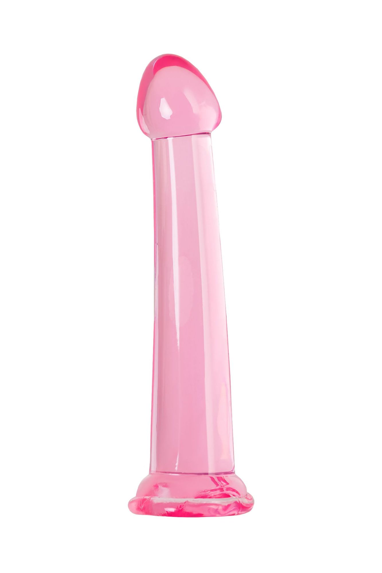 нереалистичный фаллоимитатор jelly dildo l toyfa basic, tpe, розовый, 20 см в СПб