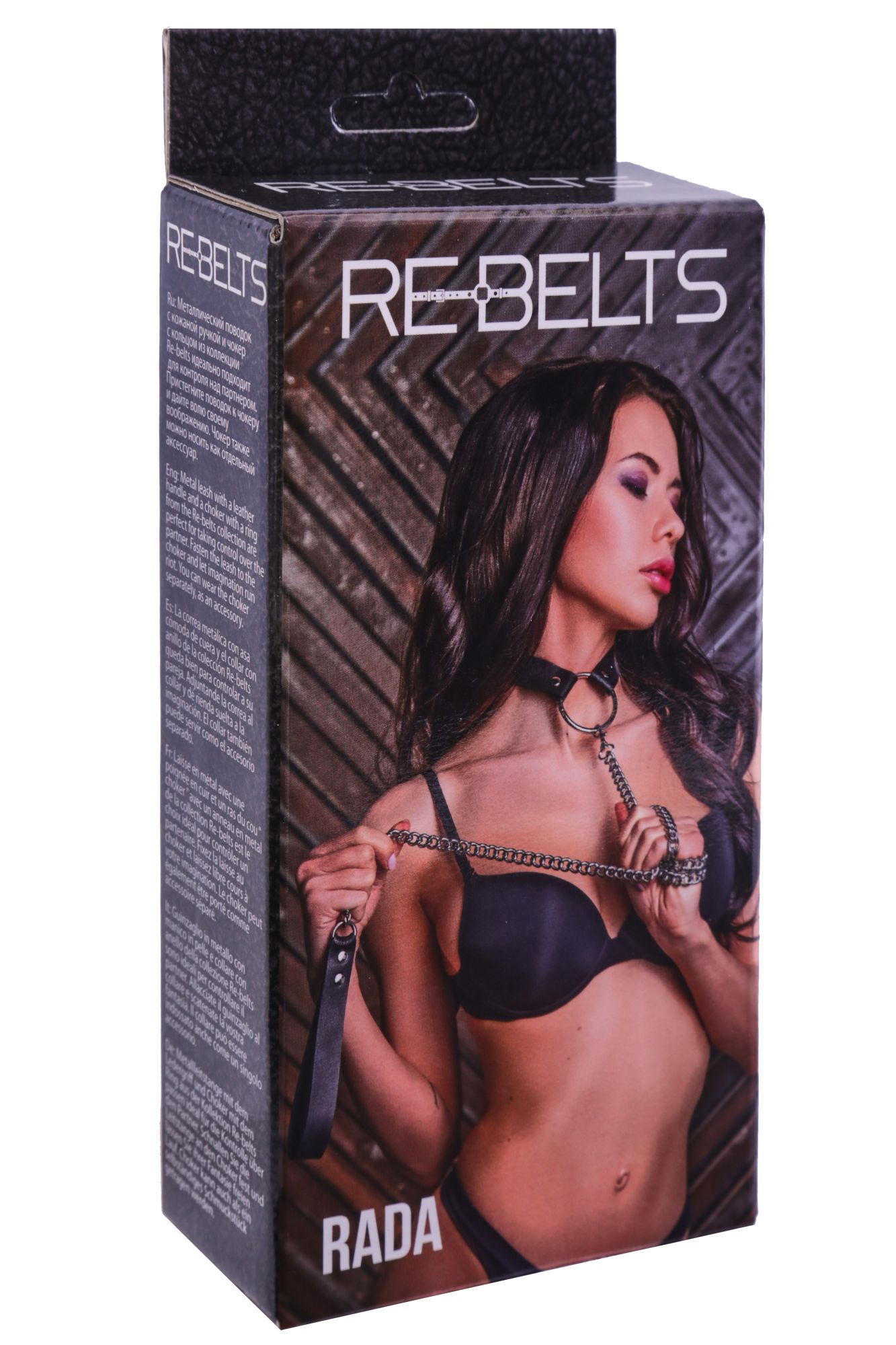 поводок и чокер с кольцом rada black 7747-01rebelts в СПб
