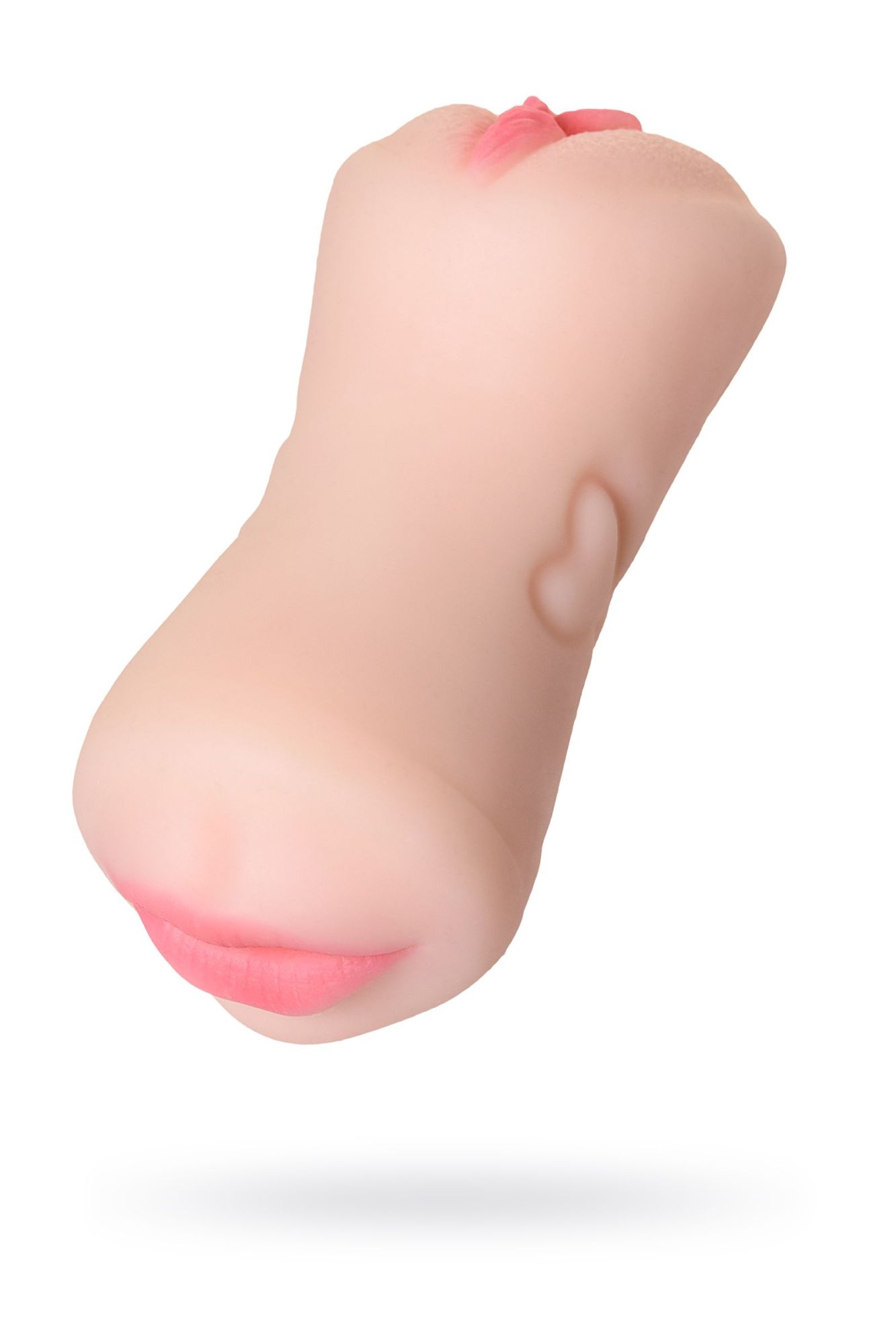мастурбатор реалистичный toyfa juicy pussy pretty mouth, рот и вагина, softskin, телесный,17 см в СПб