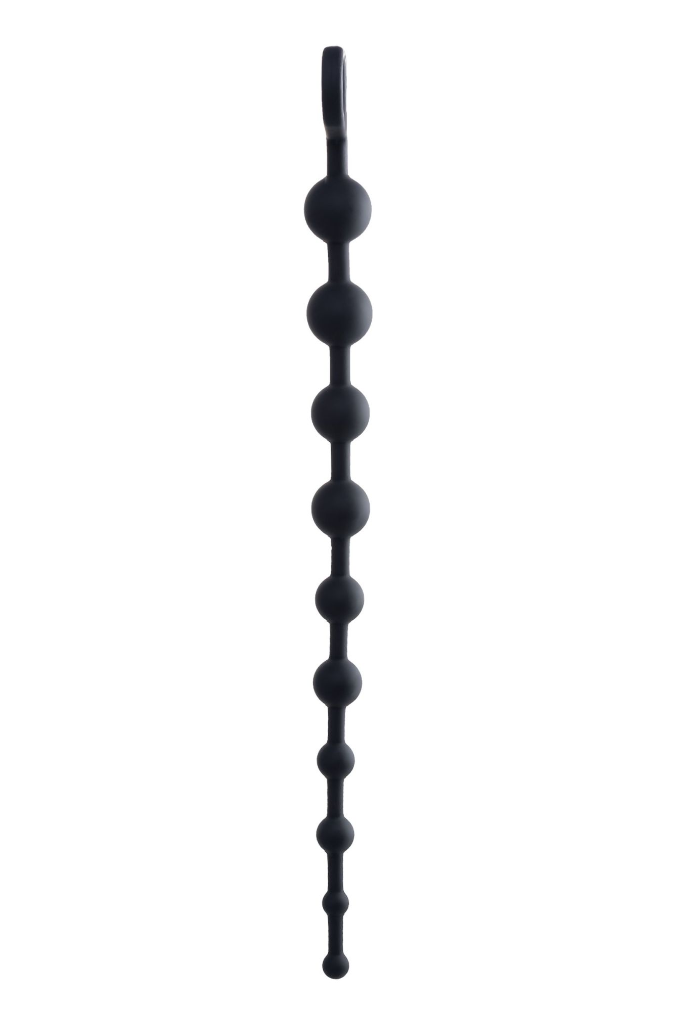 анальные бусы toyfa popo pleasure cephei, водонепроницаемые, силикон, черные, 33,5 см, ø 2,4 см в СПб