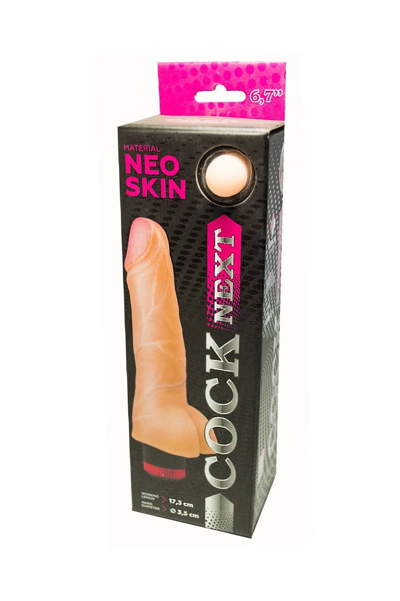 вибромассажёр-реалистик cock next lovetoy, tpr, телесный, 17,3 см в СПб