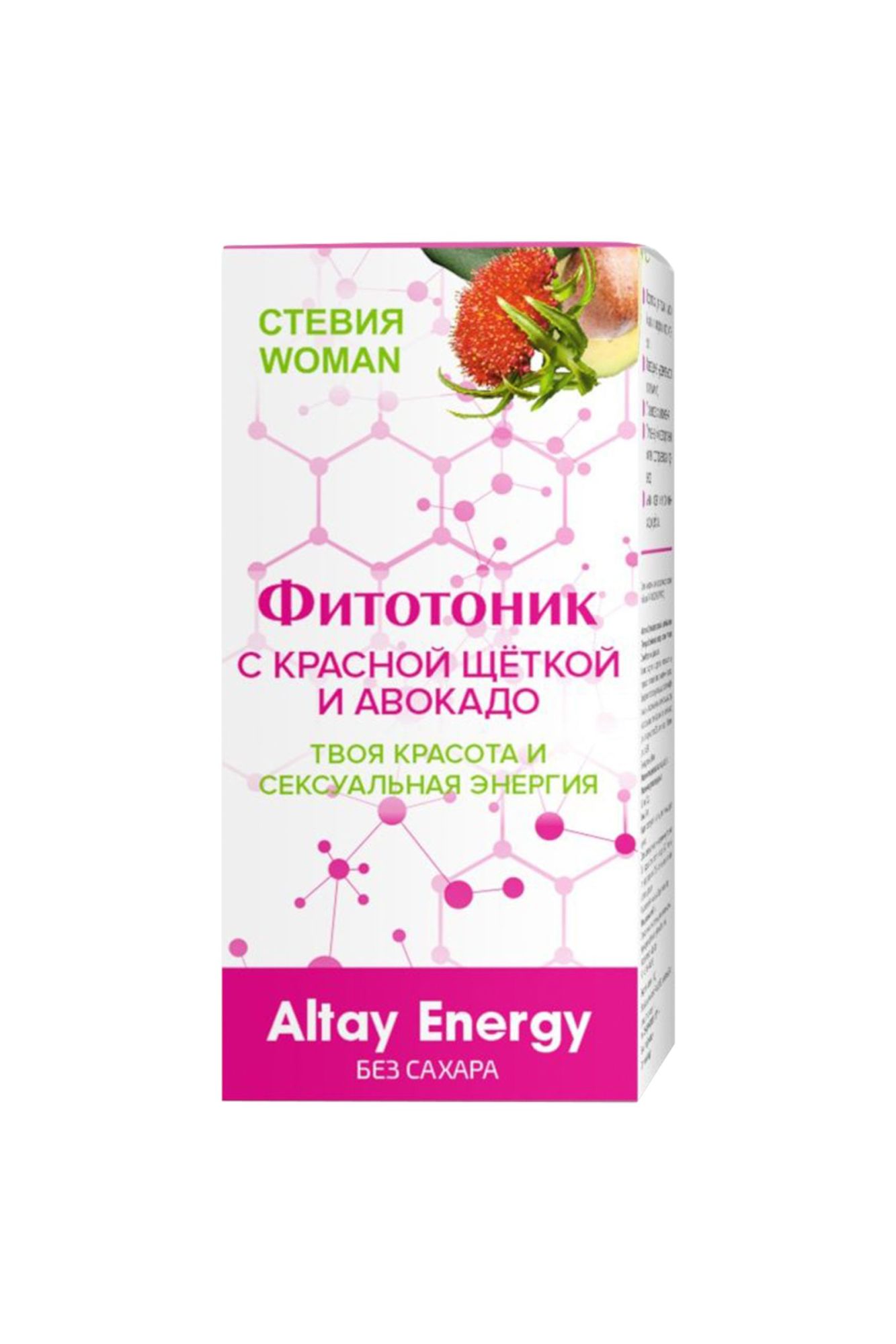 растительный сироп «фитотоник» стевия woman твоя красота и сексуальная энергия, 250 мл в СПб
