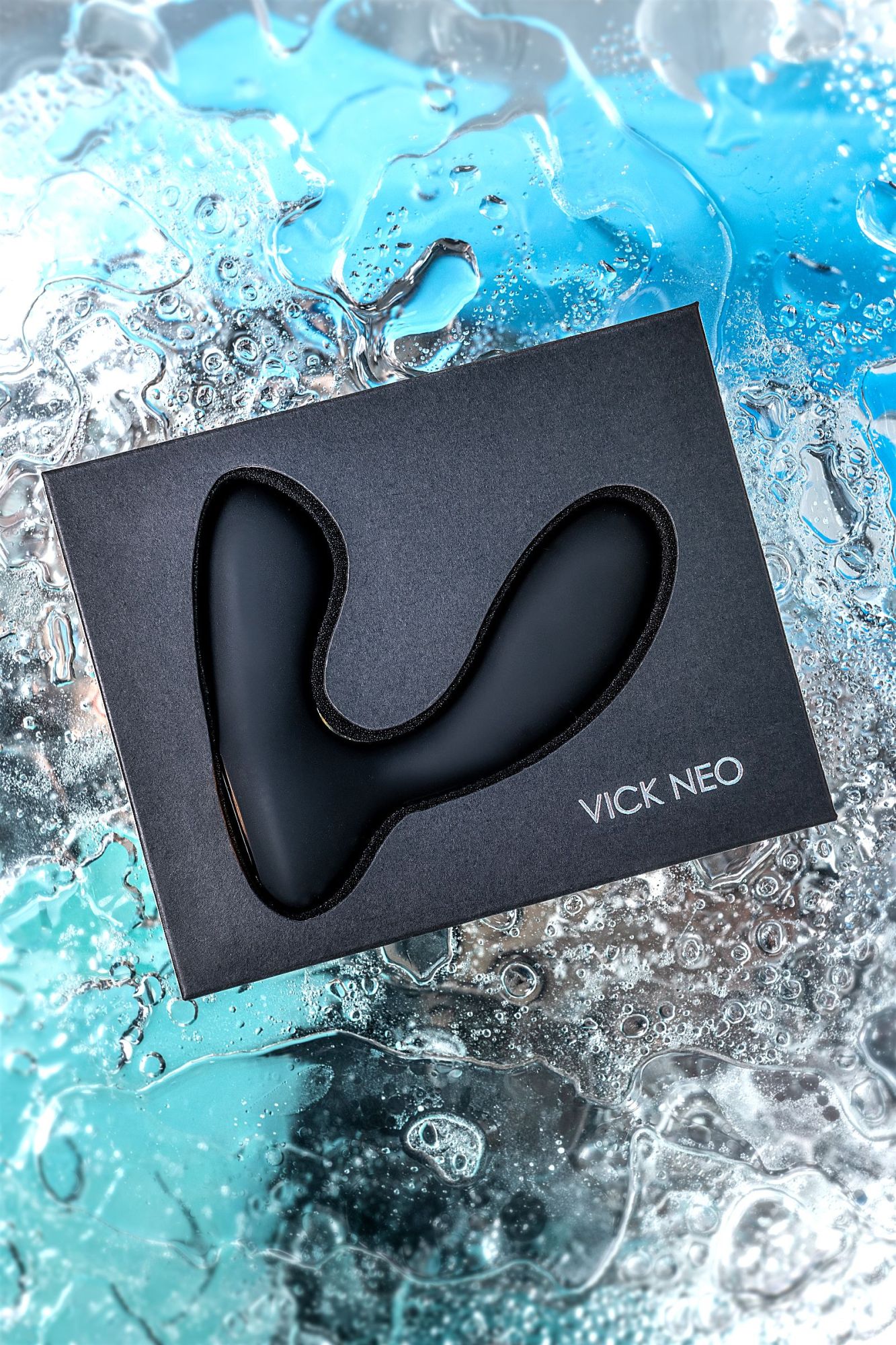 стимулятор простаты svakom vick neo, силикон, чёрный, 10 см в СПб