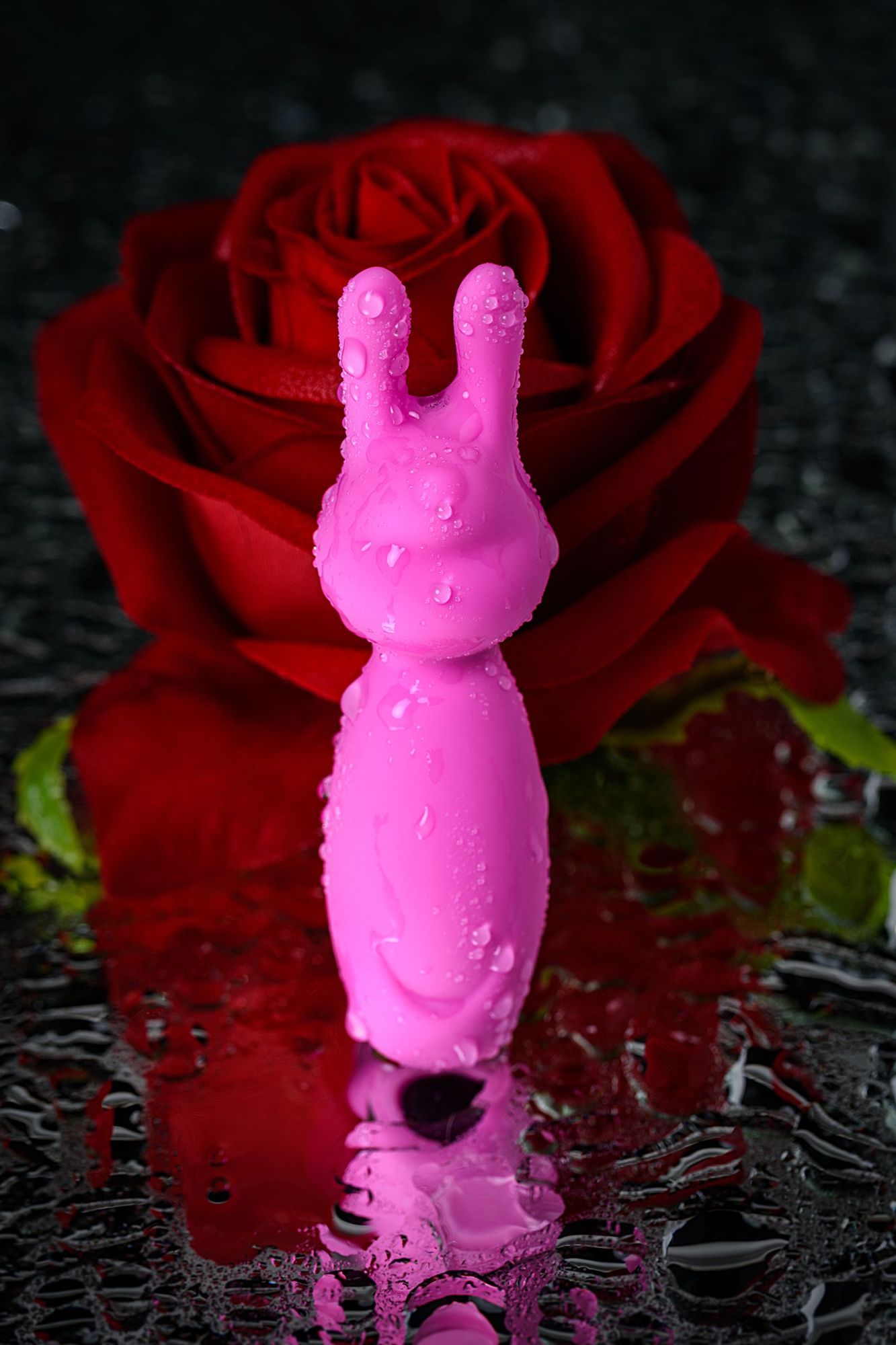 минивибратор eromantica puss, силикон, розовый, 8,5 см в СПб
