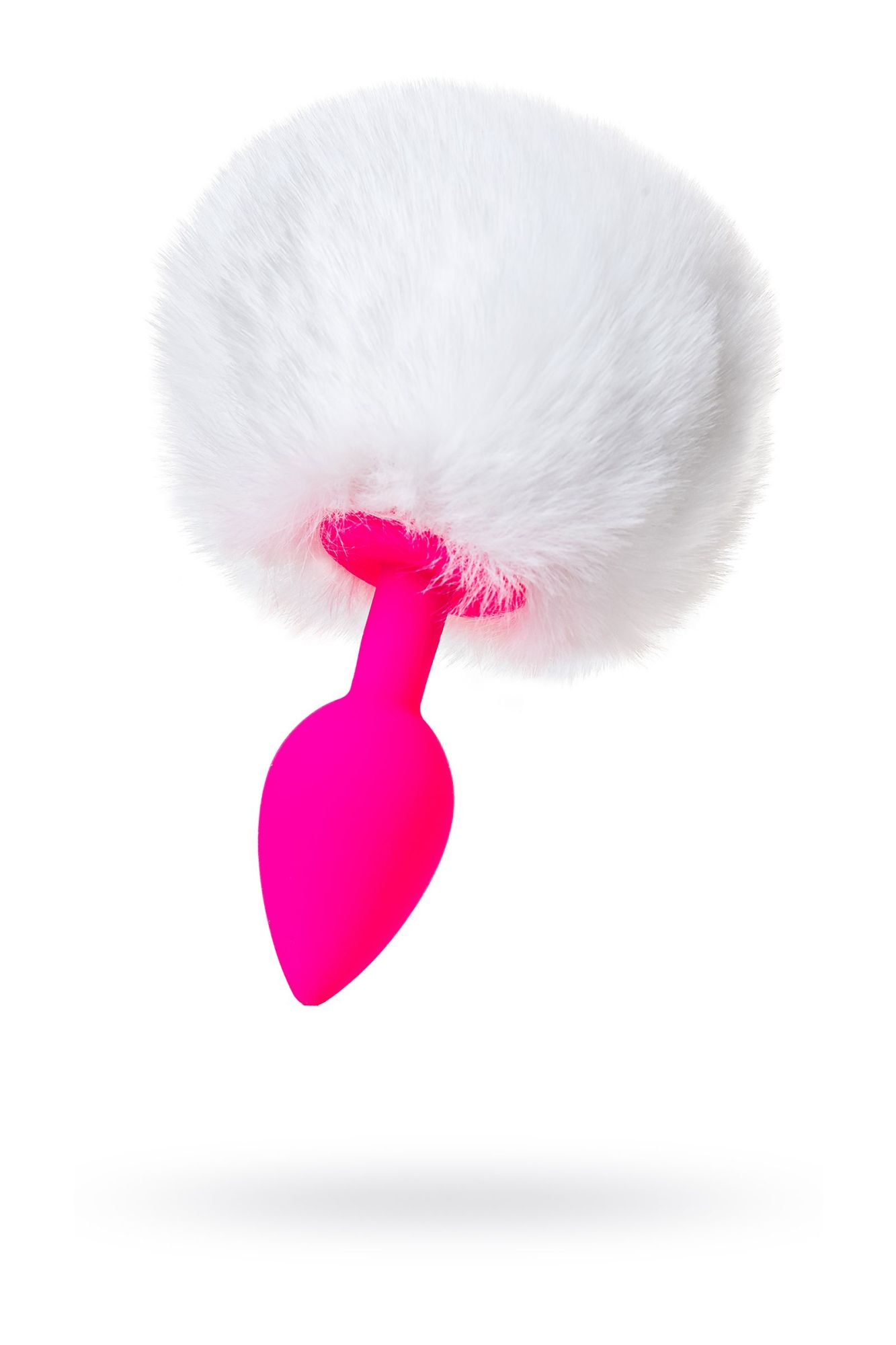анальная втулка с хвостом todo by toyfa sweet bunny, силикон, розовая, 13 см, ø 2,8 см, 43 г в СПб
