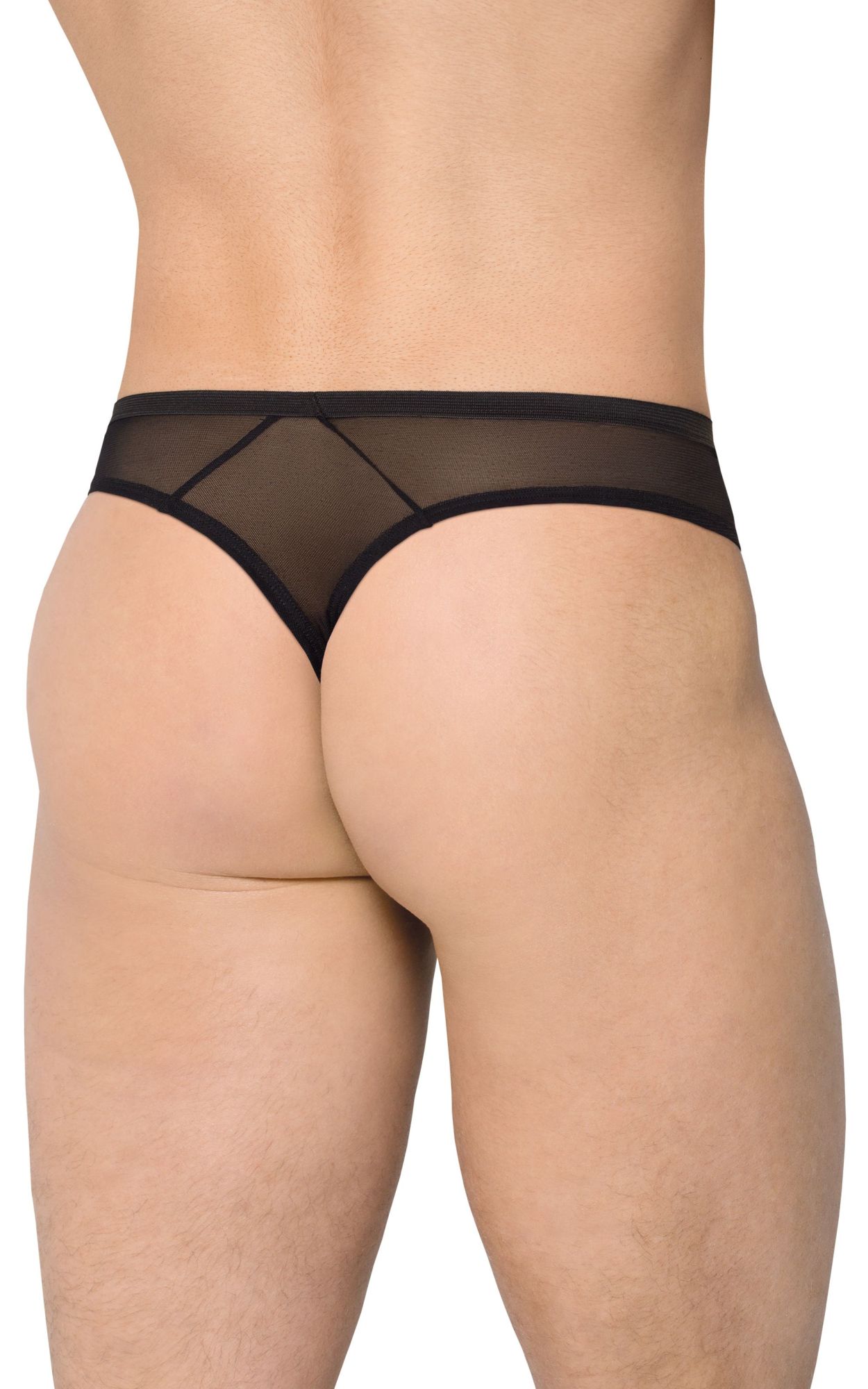 Эротическое трусы мужские с клетчатой вставкой softline collection, черный, xl в СПб