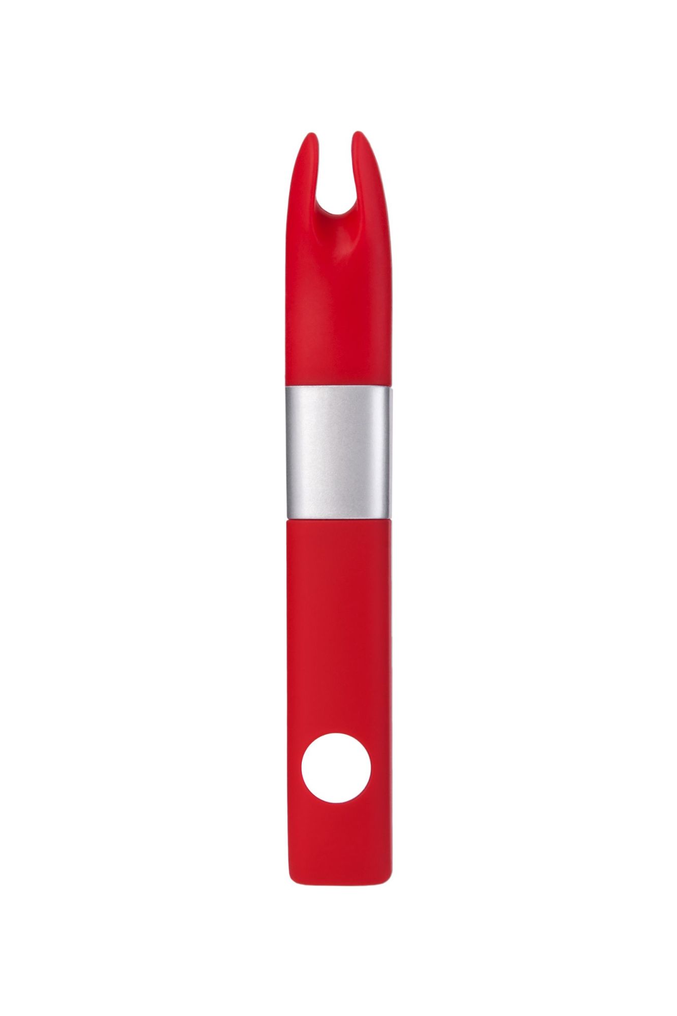 вибратор клиторальный qvibry 4gb usb памяти, силикон, красный, 12 см в СПб