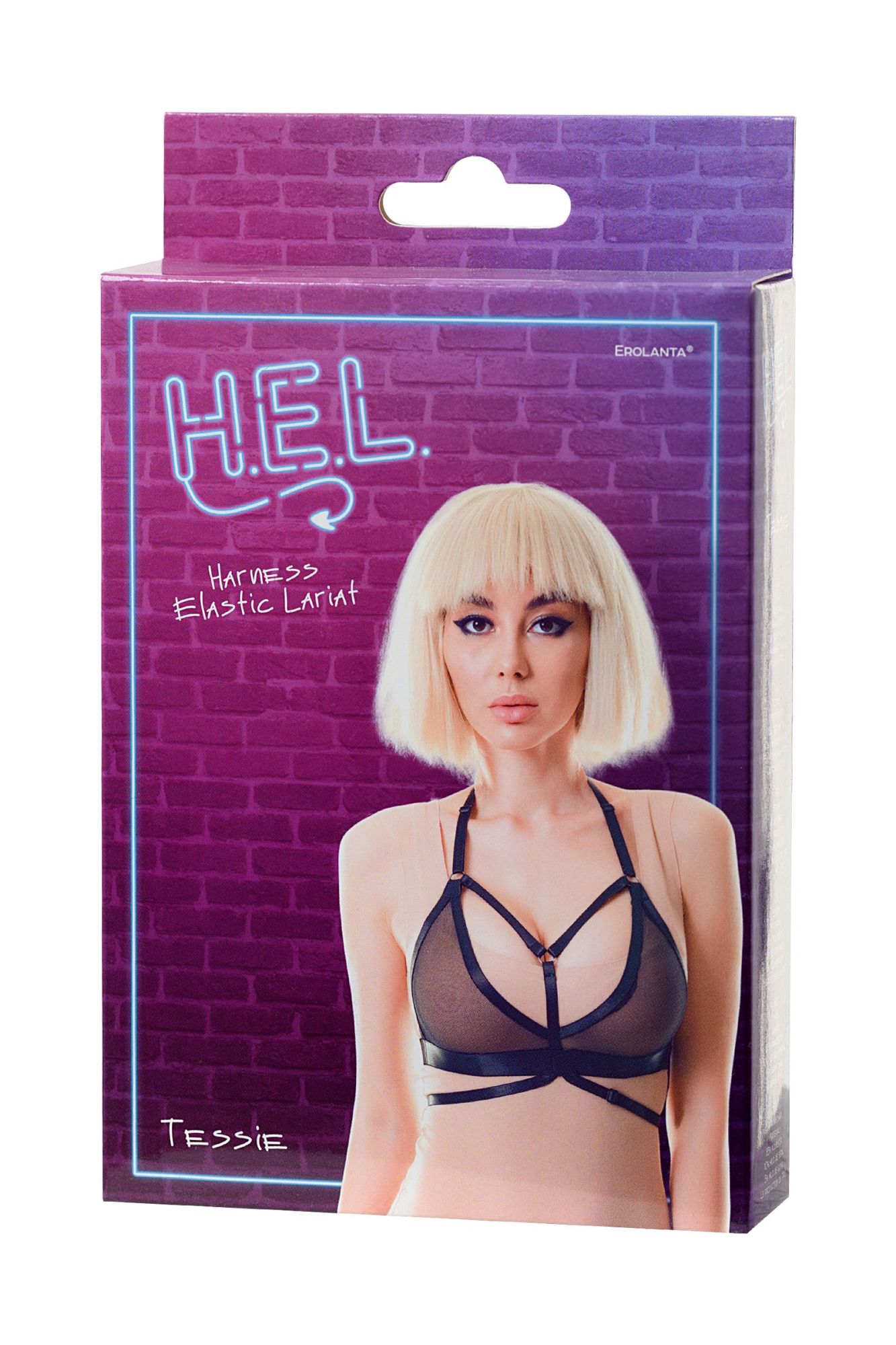 Эротическое стреп h.e.l. tessie, текстиль, черный, os в СПб