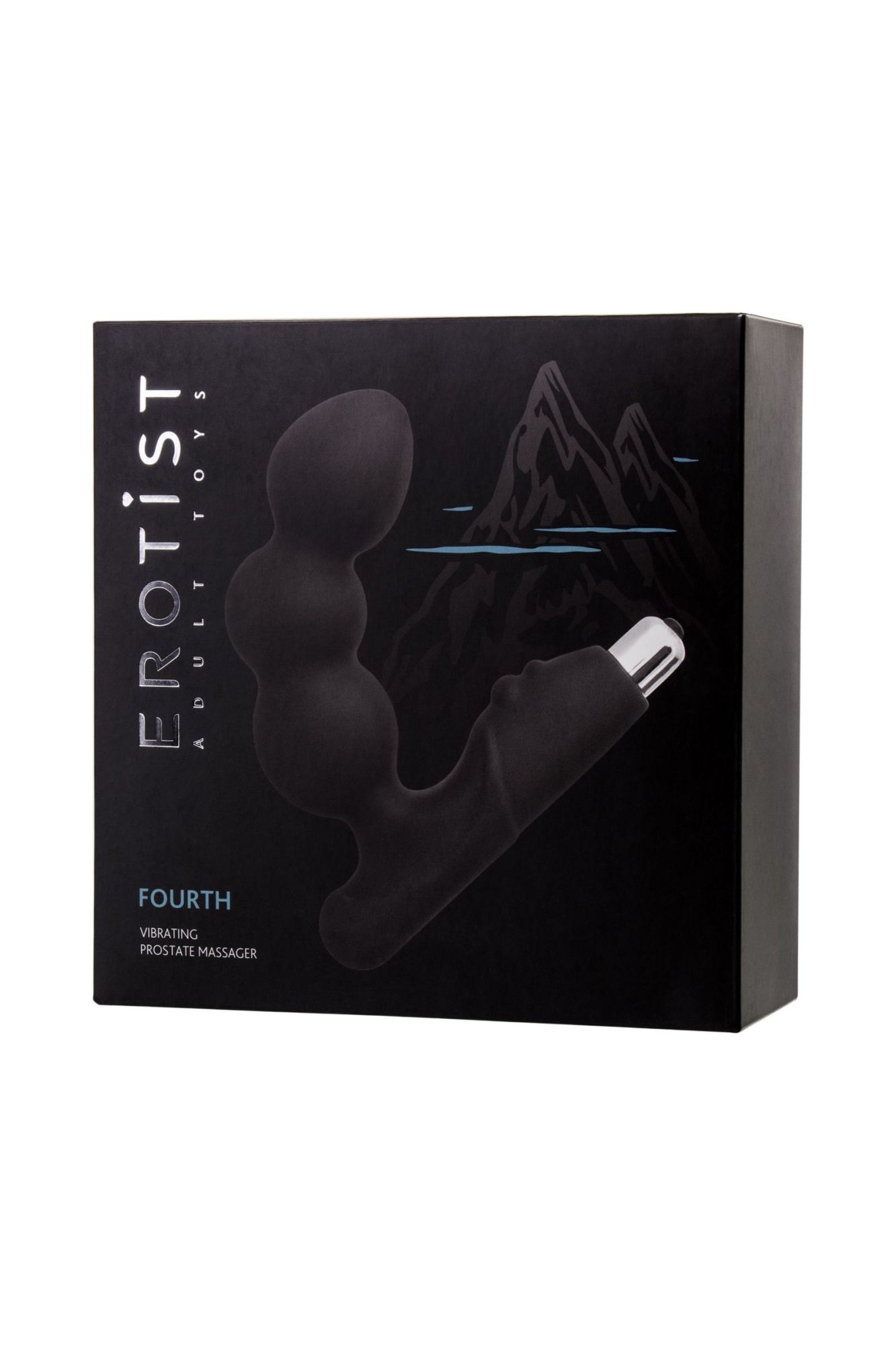 стимулятор простаты erotist fourth, силикон, черный, 12,4 см в СПб
