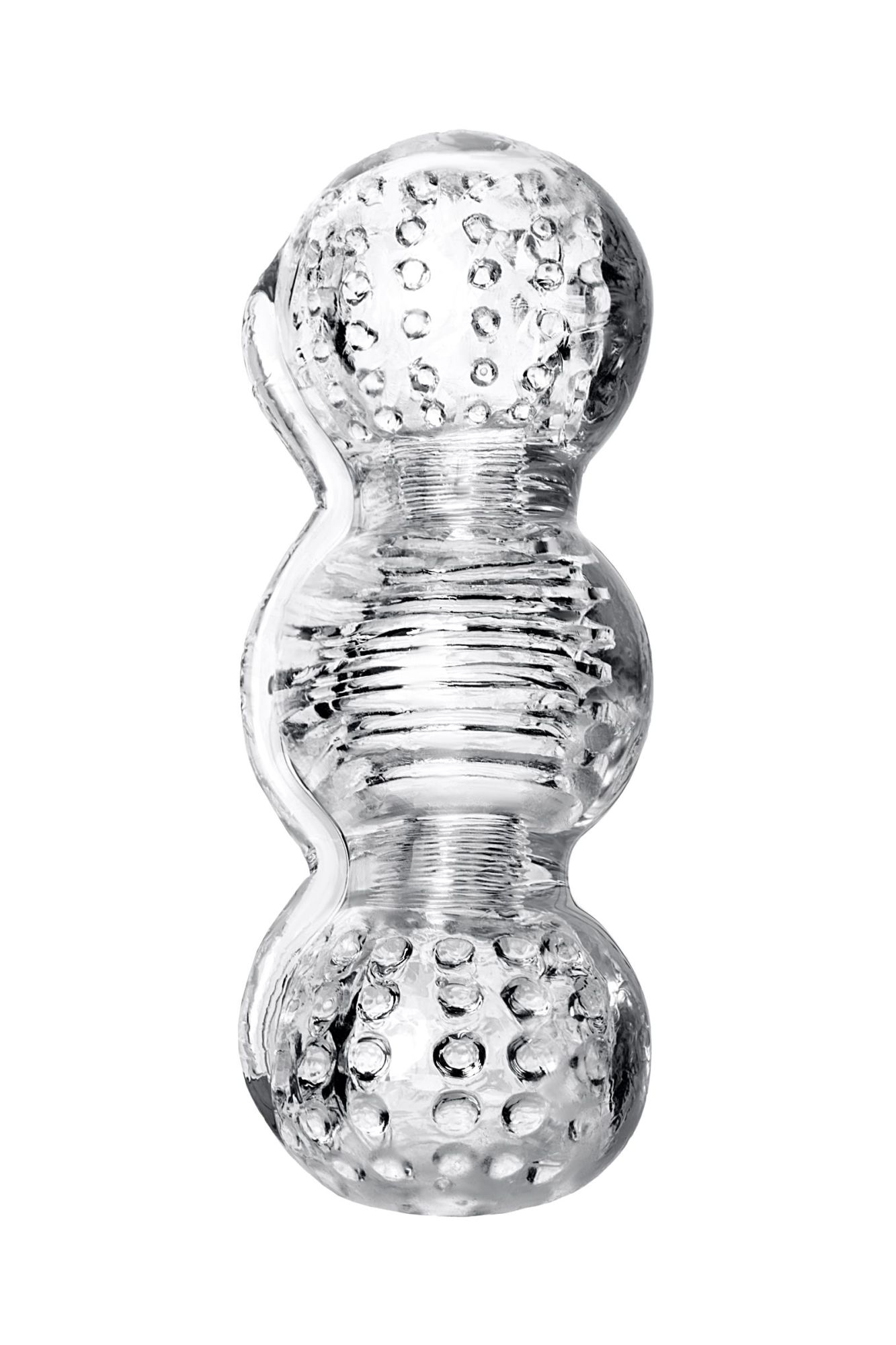 мастурбатор нереалистичный lingam by toyfa rashmi, tpe, прозрачный, 15,5 см в СПб