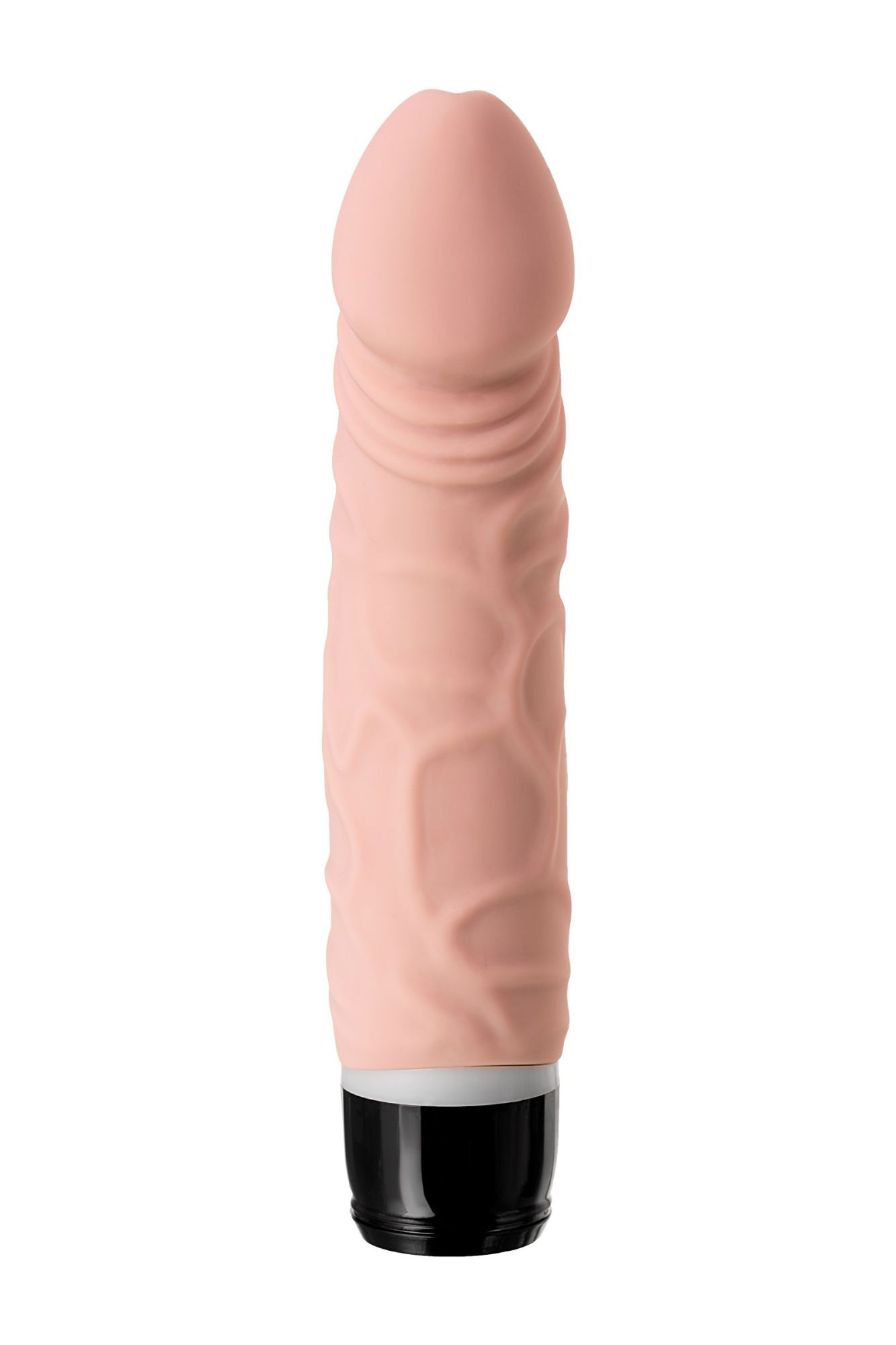 реалистичный вибратор toyfa  a-toys bolv, силикон, телесный, 19,3 см в СПб