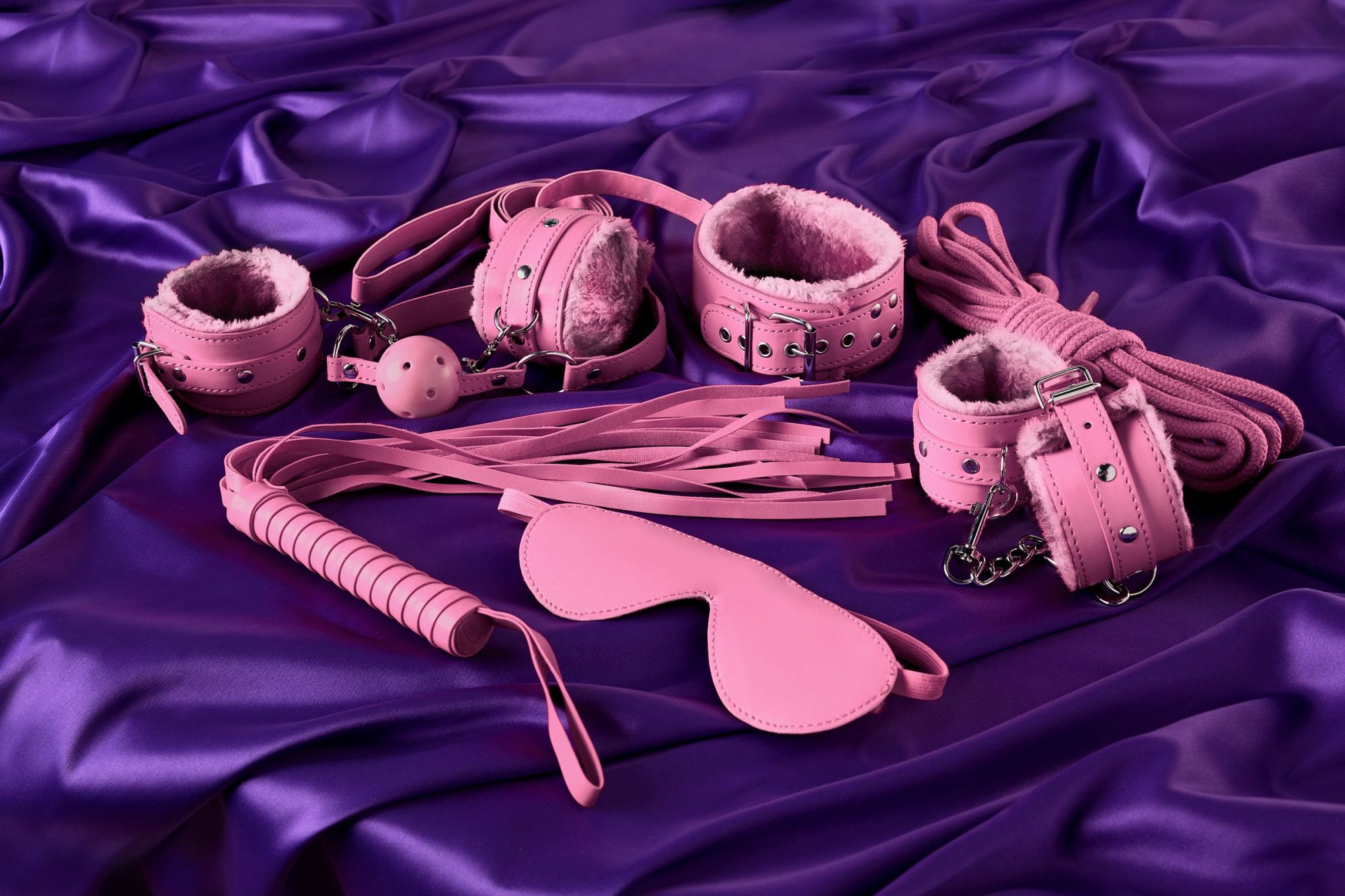 набор для ролевых игр eromantica bdsm nice, розовый в СПб